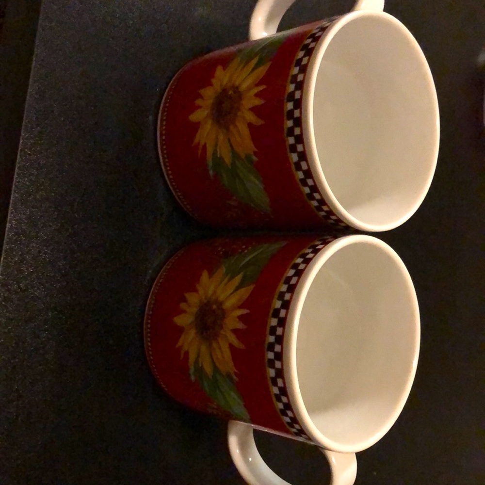 Sunflower mugs